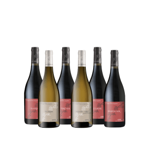 Photo du pack découverte de 6 bouteilles de vins de cépages rares du Languedoc : Piquepoul noir, Terret noir, Rivairenc, Counoise, Carignan et Terret Blanc de blancs, Picardan.